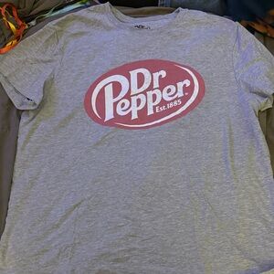 Dr Pepper Gray T-Shirt